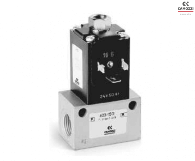 2/2-way solenoid valves NC, G3/8 - Mod. 623