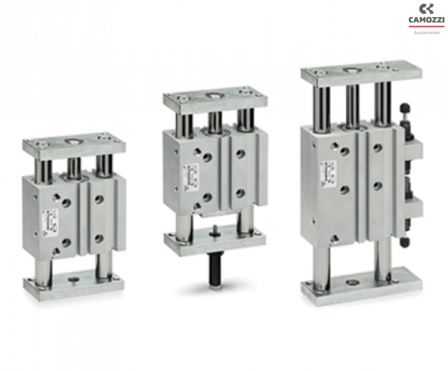 Series QCTF - QCBF cylinders with integrated guide