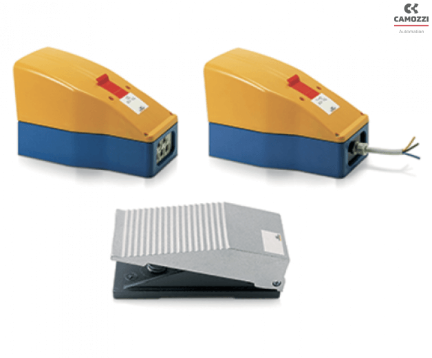 Foot operated pedal Electrical and pneumatic - Series 3 Pneumatic - Series 2