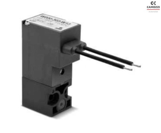 3/2-way NO solenoid valve with cables of 300mm